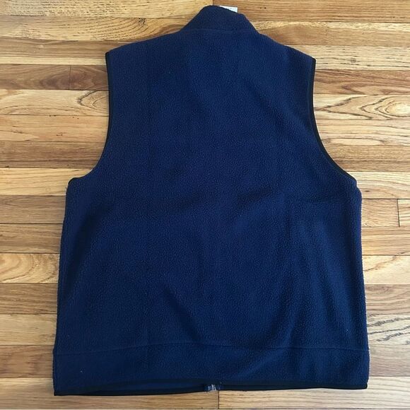 Michael Kors Men's Full Zip Sherpa Vest Midnight Navy Blue Size XL - Picture 2 of 9